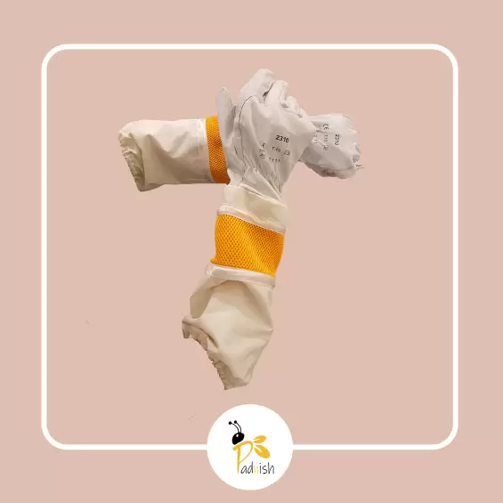 دستکش چرم تهویه دار زنبورداری پادنیش